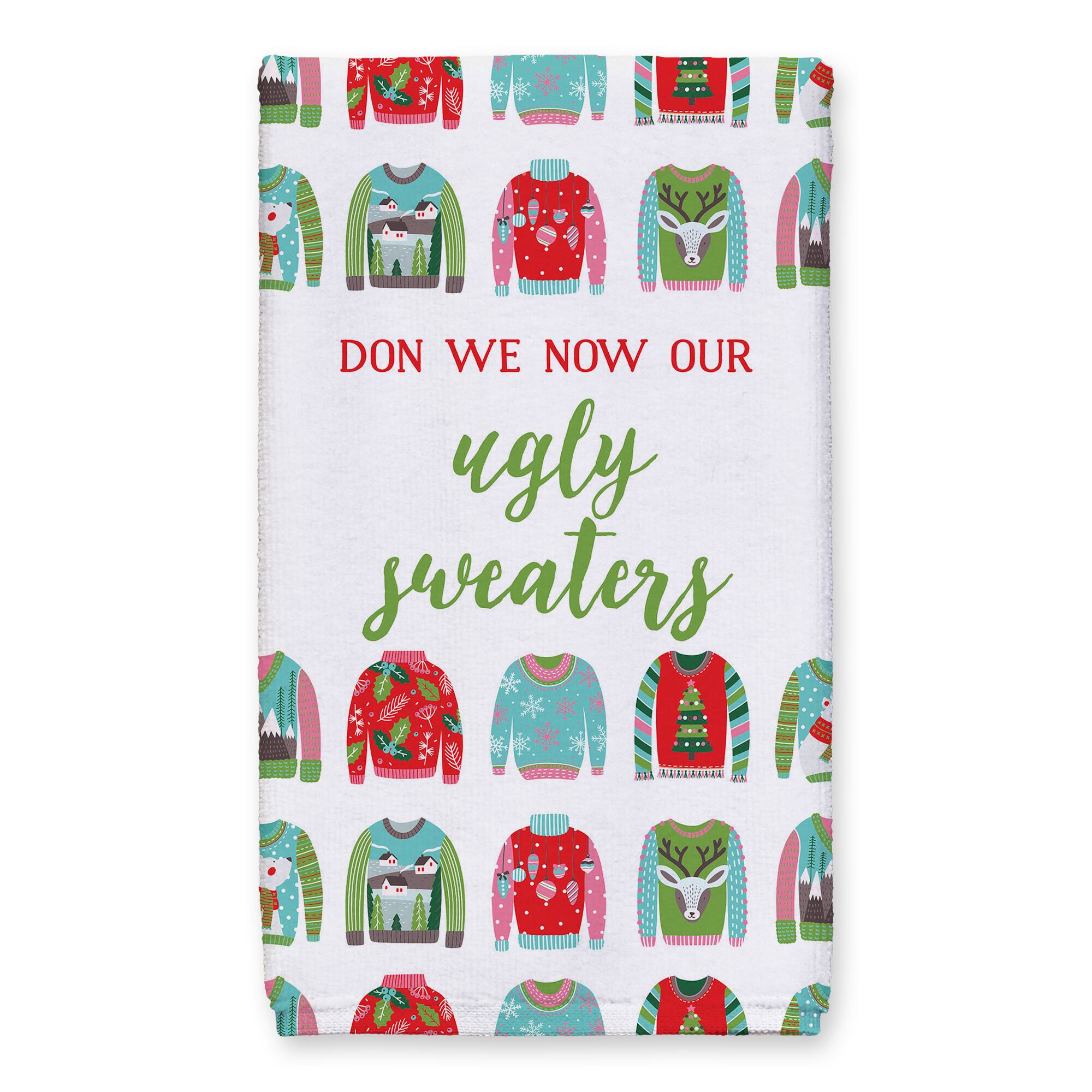 Don Our Ugly Sweaters Tea Towels - Set of 2